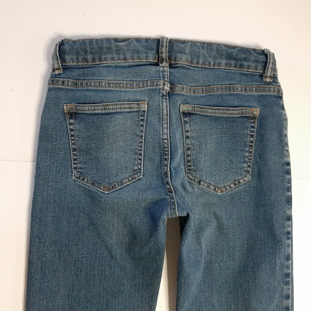 GAP Straight Leg Built-In Flex Blue Jeans